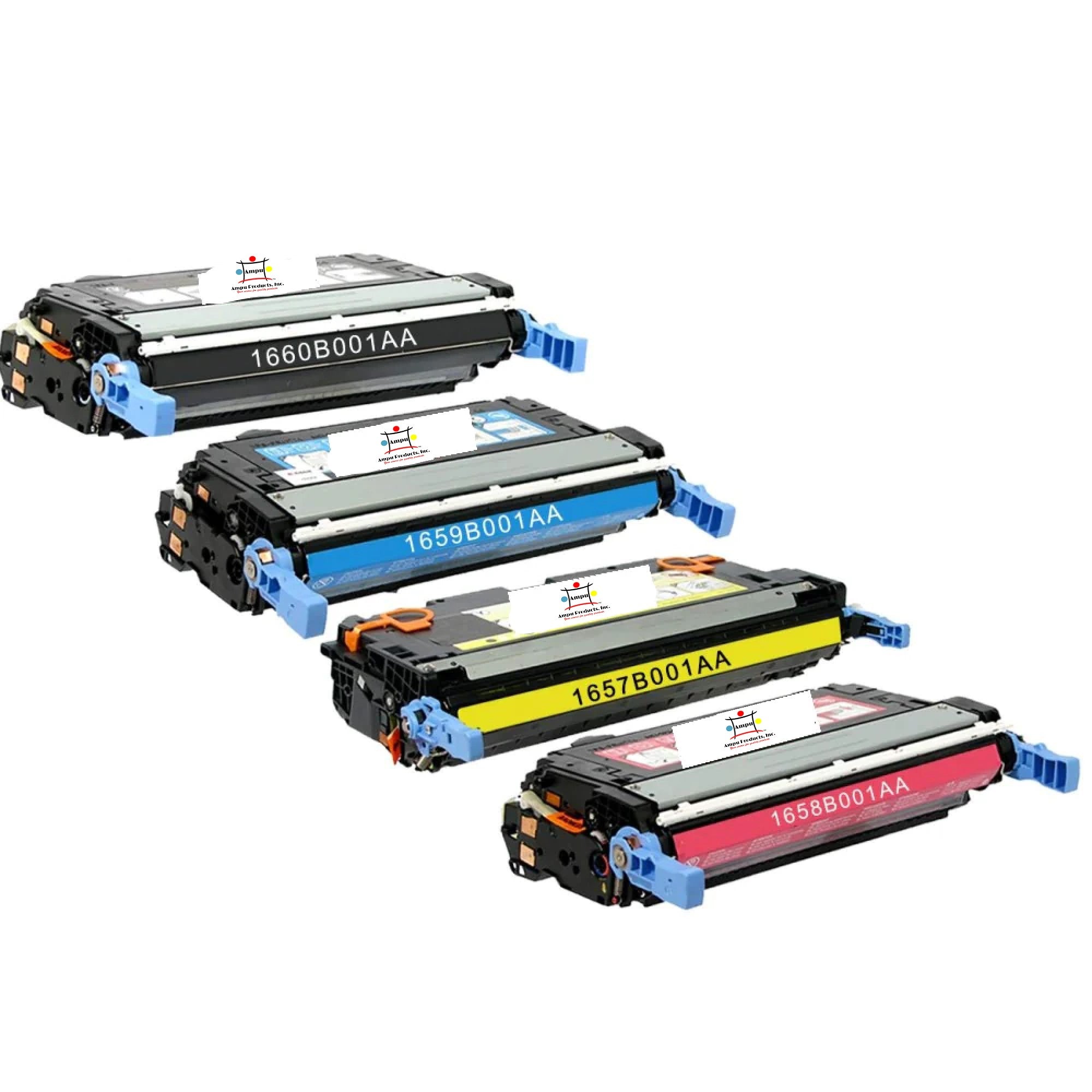 Compatible Toner Cartridge Replacement For Canon 1657B001AA, 1658B001AA, 1659B001AA, 1660B001AA (111) Black, Cyan, Magenta, Yellow (6K YLD) 4-Pack