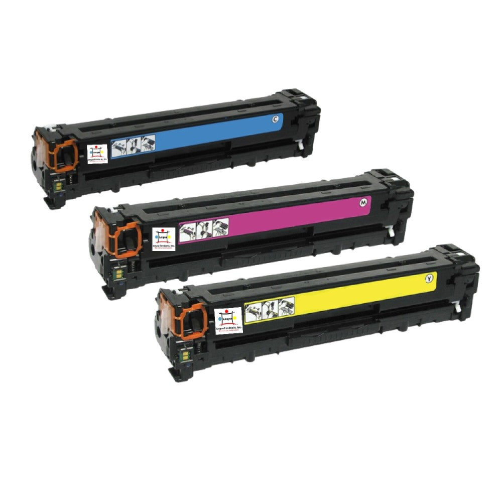 Compatible Toner Cartridge Replacement For Canon 1979B001AA, 1978B001AA, 1977B001AA (116) Cyan, Magenta, Yellow (3-Pack)