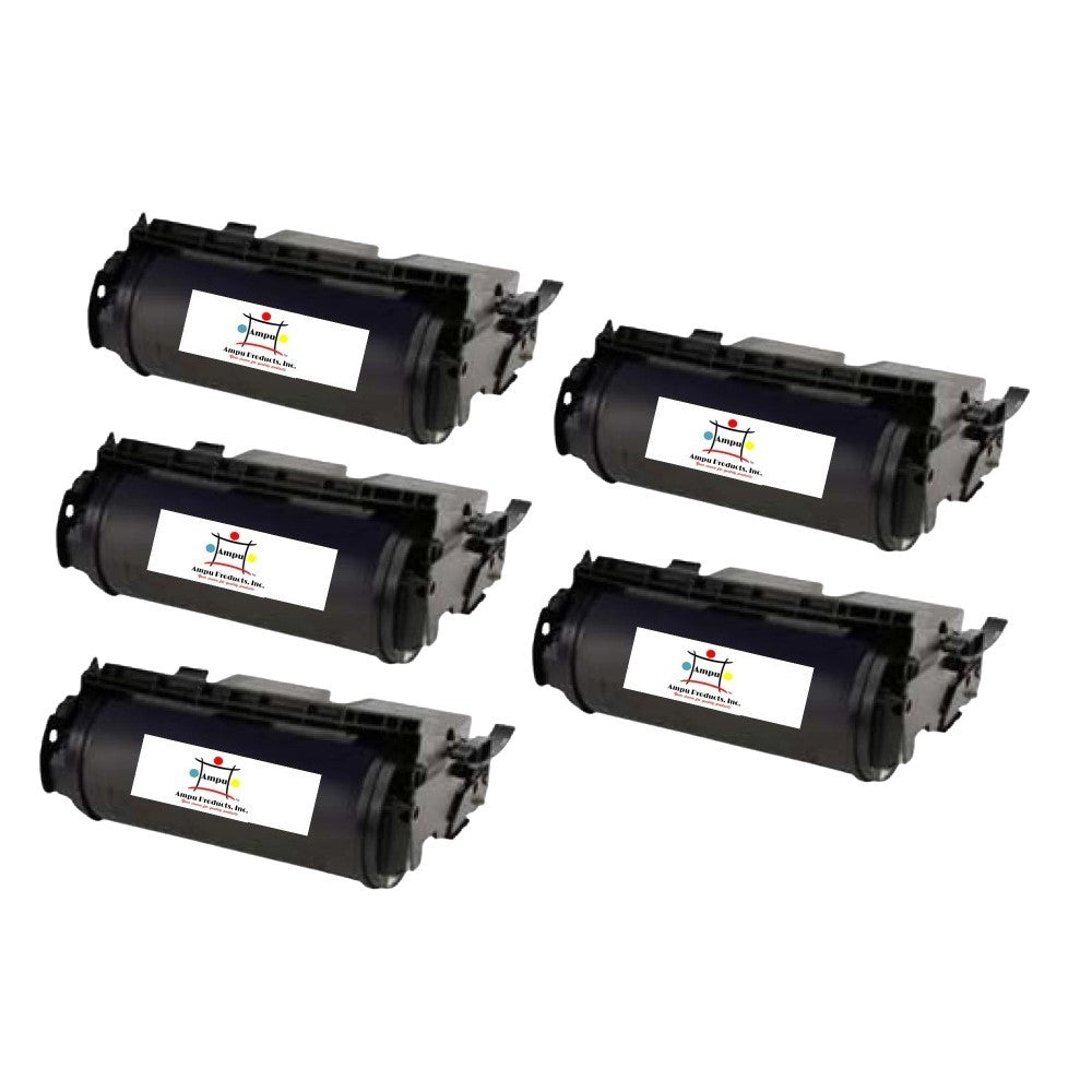 Compatible Toner Cartridge Replacement For LEXMARK 12A6730 (Black) 7.5K YLD (5 Pack)