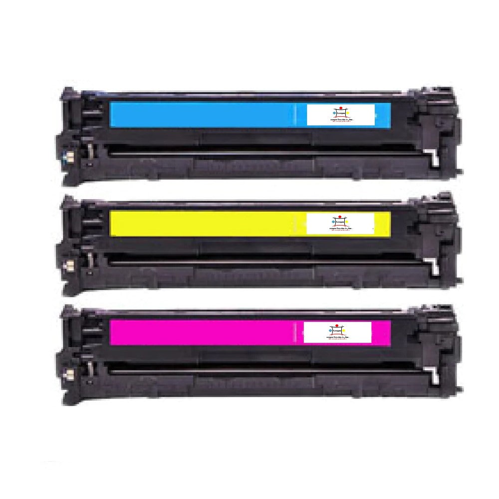 Compatible Toner Cartridge Replacement For CANON 6269B001AA, 6270B001AA, 6271B001AA (131) Yellow, Magenta, Cyan (1.5K YLD) 3-Pack