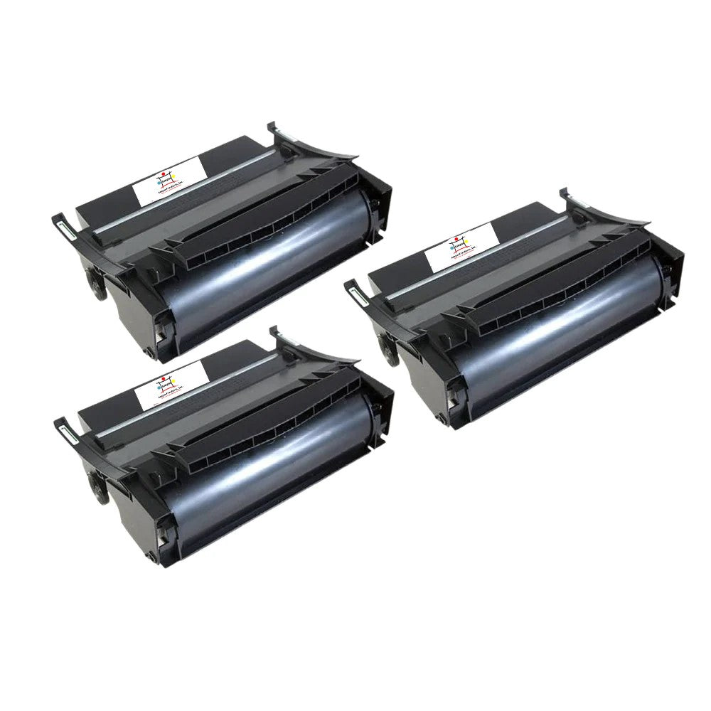 Compatible Toner Cartridge Replacement For Lexmark 17G0154 (Black) 15K YLD (3-Pack)