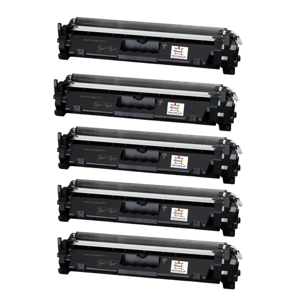 Compatible Toner Cartridge Replacement For Canon 2169C001 (051H) High Black (4K YLD) 5-Pack