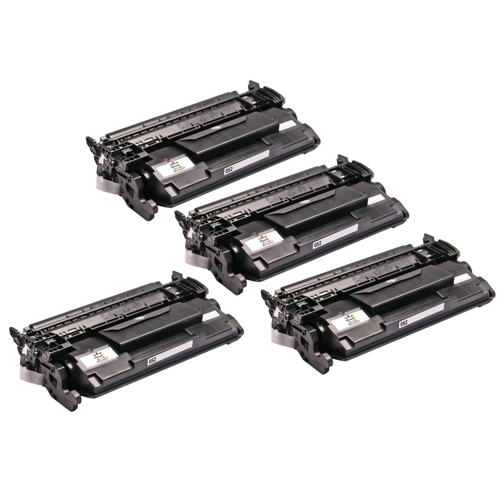 Compatible Toner Cartridge Replacement For CANON 2200C001 (052H) High Yield Black (9.2K YLD) 4-Pack