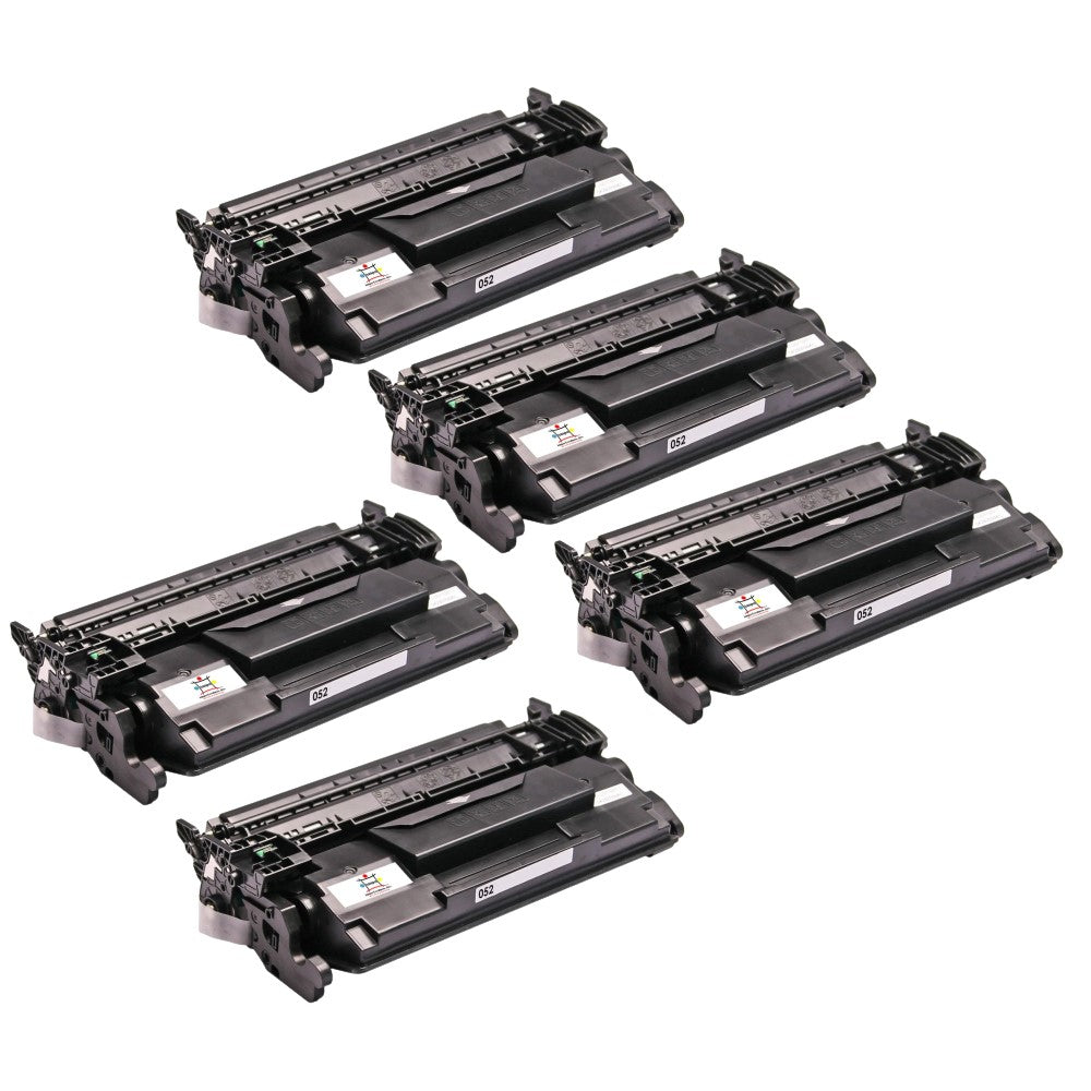 Compatible Toner Cartridge Replacement For CANON 2200C001 (052H) High Yield Black (9.2K YLD) 5-Pack