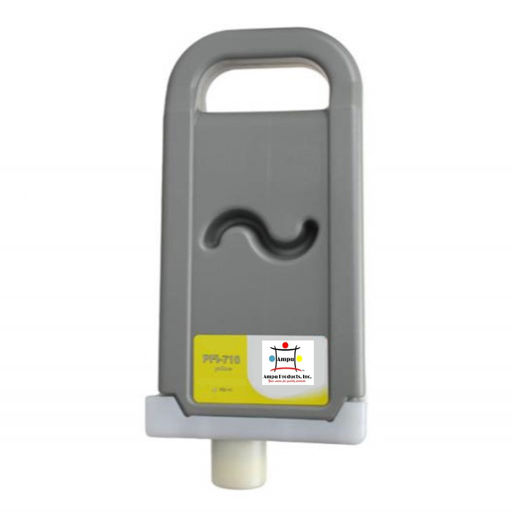 Compatible Ink Cartridge Replacement For CANON 2357C001 (PFI-710Y) Yellow (700ML)