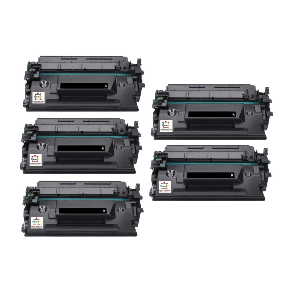 Compatible Toner Cartridge Replacement For Canon 3252C001 (121) Black (5K YLD) 5-Pack