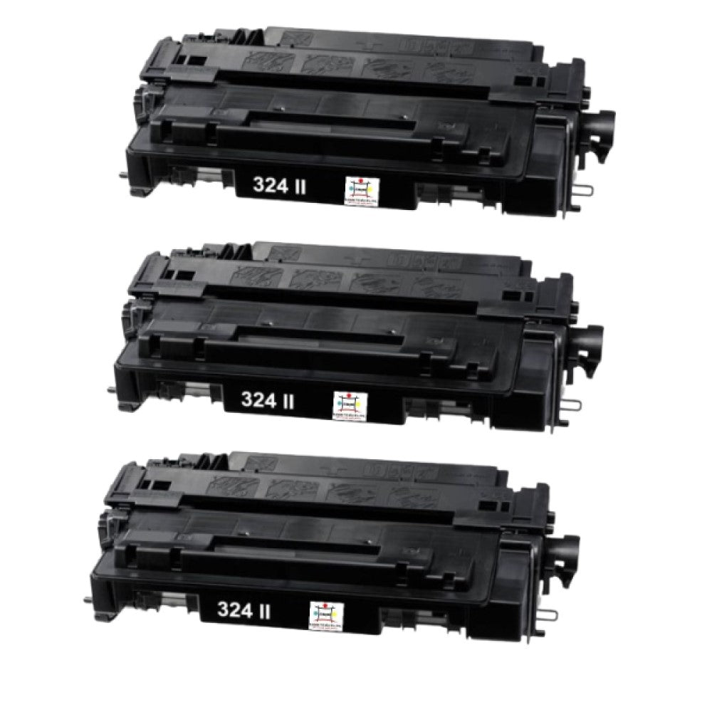 Compatible Toner Cartridge Replacement For CANON 3482B013AA (324II) Black (12.5K YLD) 3-Pack