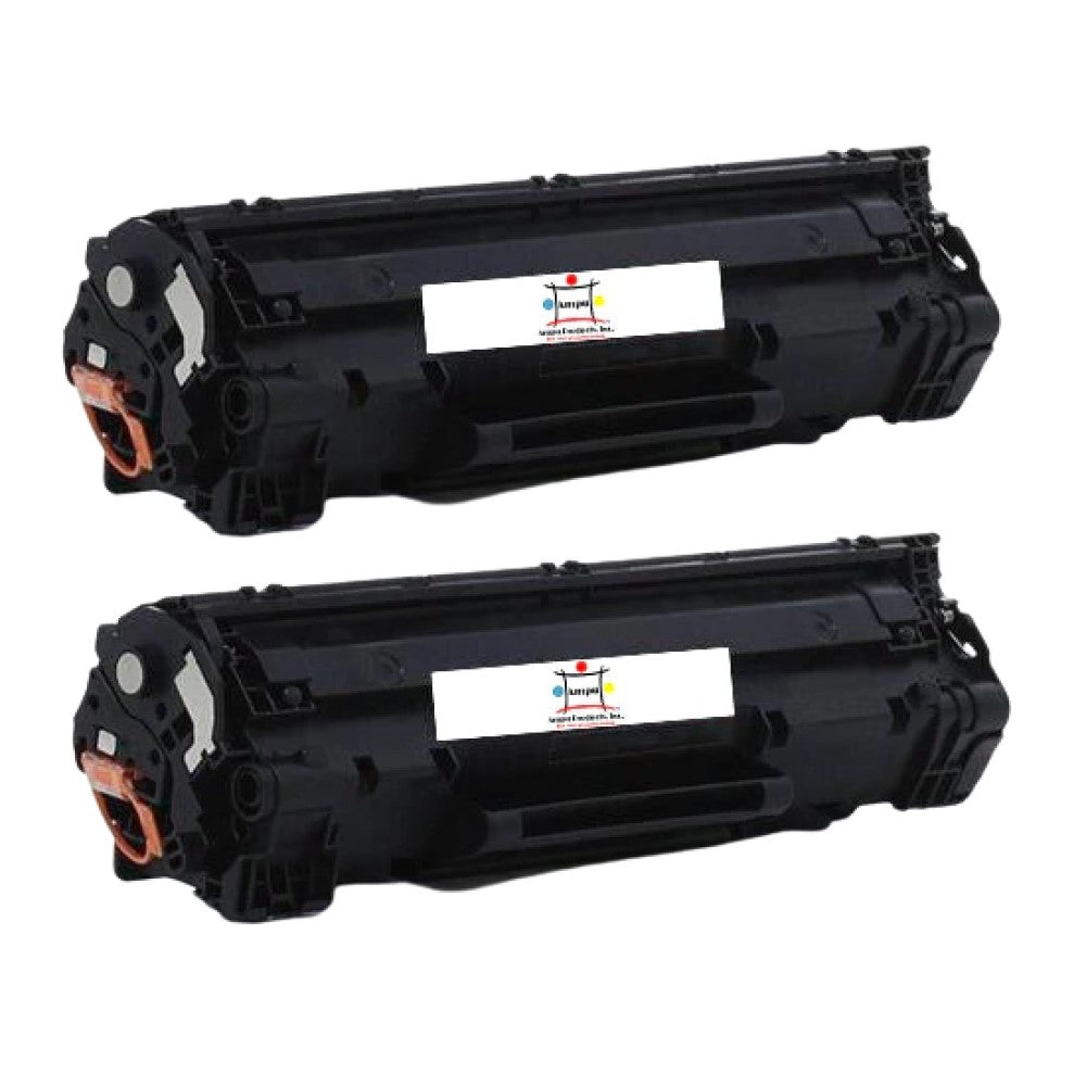Compatible Toner Cartridge Replacement For Canon 3483B001AA (TYPE 126) Black (2.1K YLD) 2-Pack