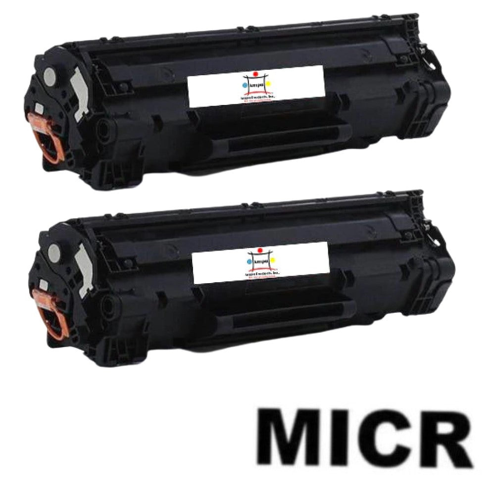 Compatible Toner Cartridge Replacement For Canon 3483B001AA (TYPE 126) Black (2.1K YLD) W/Micr (2-Pack)