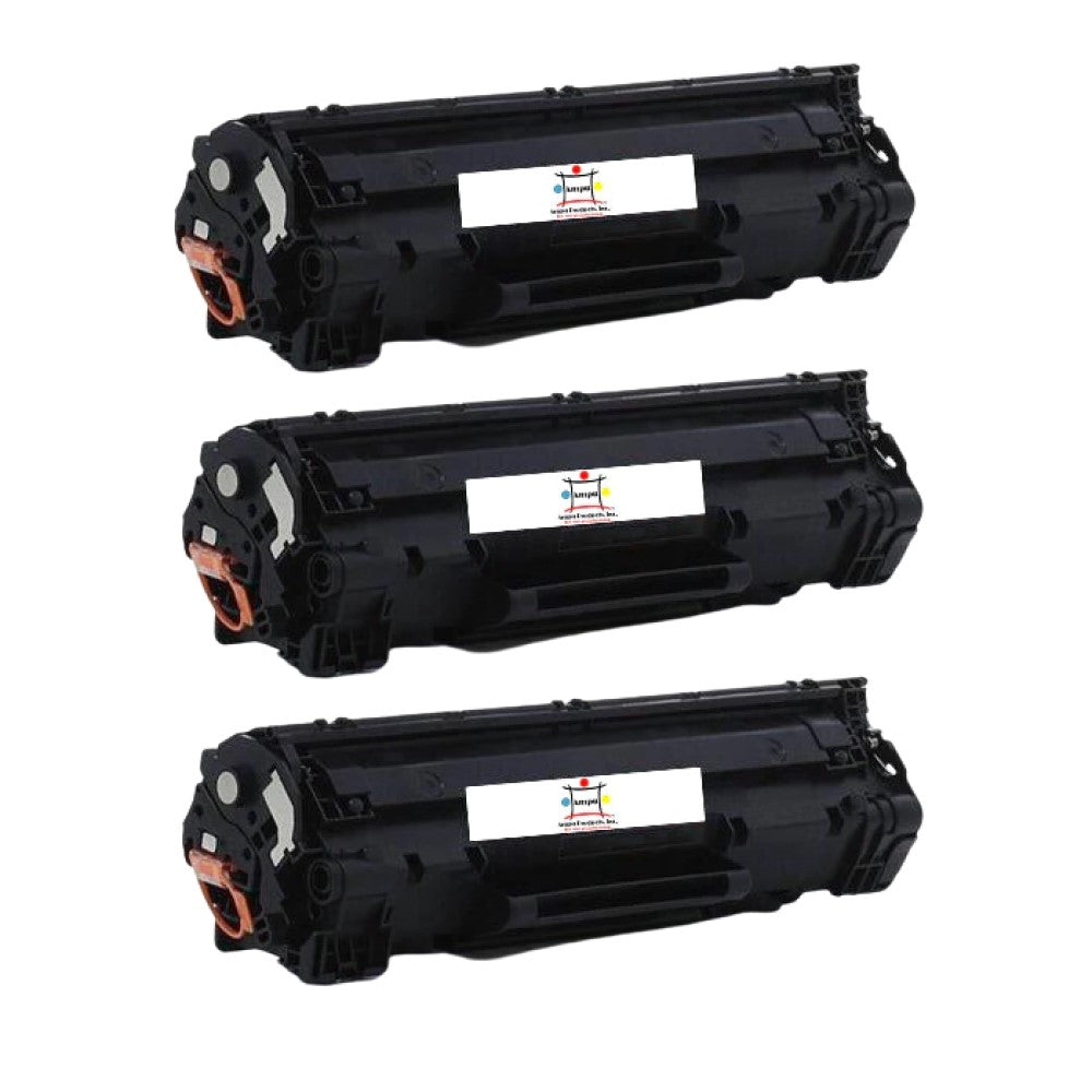 Compatible Toner Cartridge Replacement For Canon 3483B001AA (TYPE 126) Black (2.1K YLD) 3-Pack