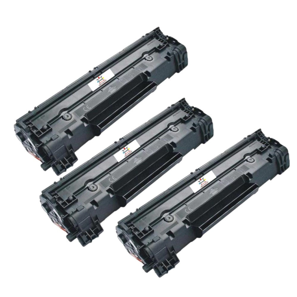 Compatible Toner Cartridge Replacement For CANON 3484B001AA (Type 125) Black (1.6K YLD) 3-Pack