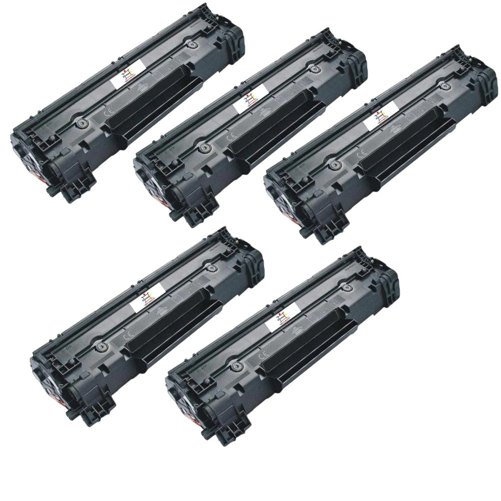 Compatible Toner Cartridge Replacement For CANON 3484B001AA (Type 125) Black (1.6K YLD) 5-Pack