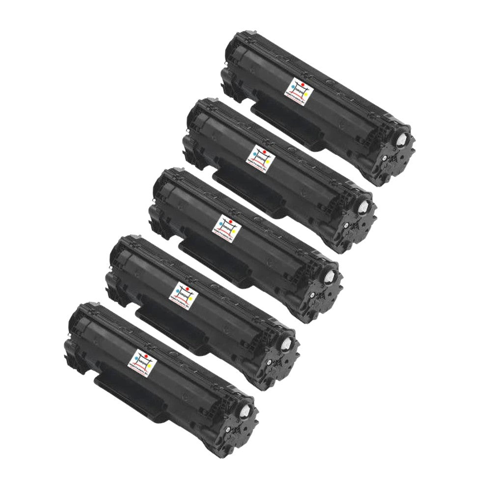 Compatible Toner Cartridge Replacement For CANON 3500B001AA (Type 128) Black (2.1K YLD) 5-Pack