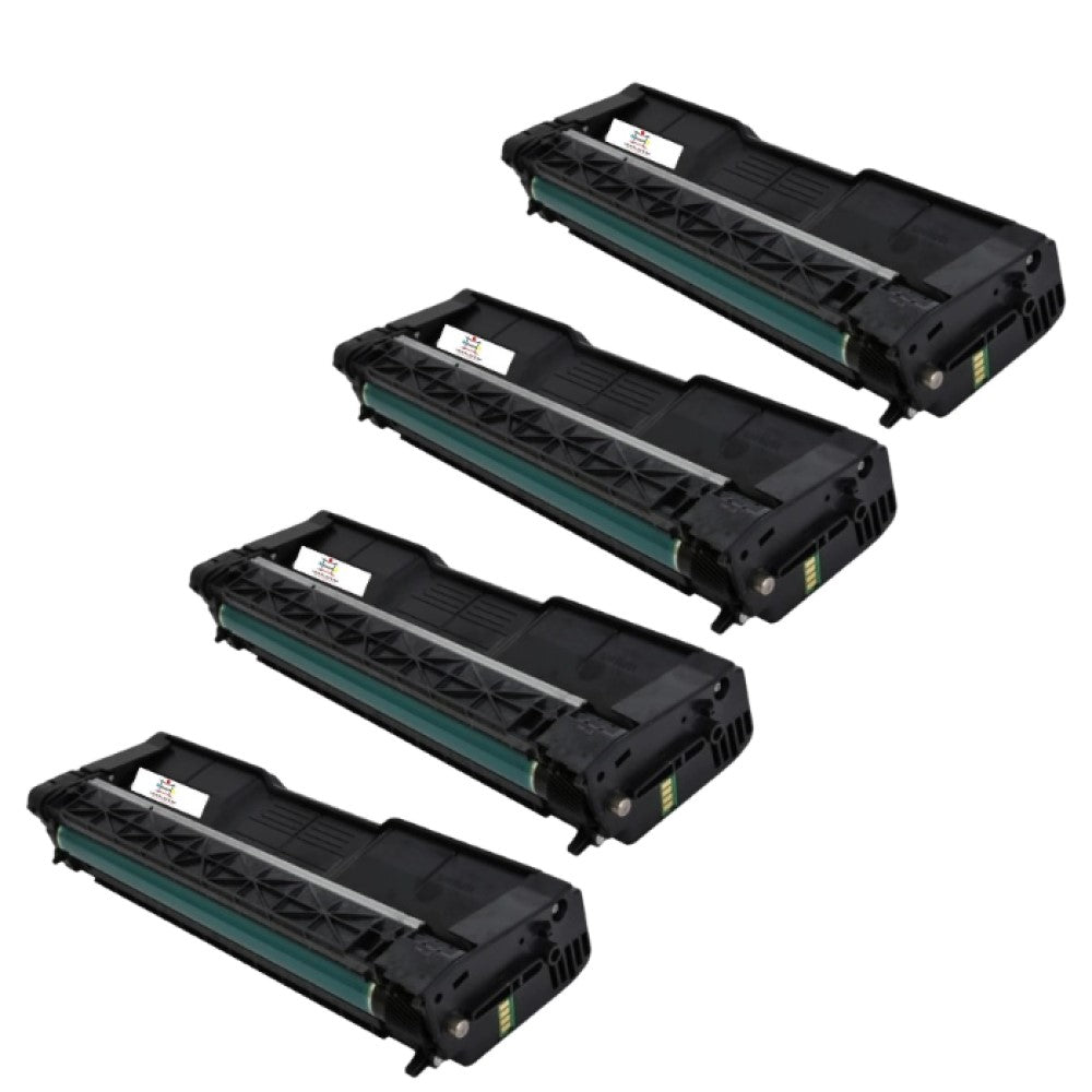Compatible Toner Cartridge Replacement For Lanier 406093 (Black) 2K YLD (4-Pack)