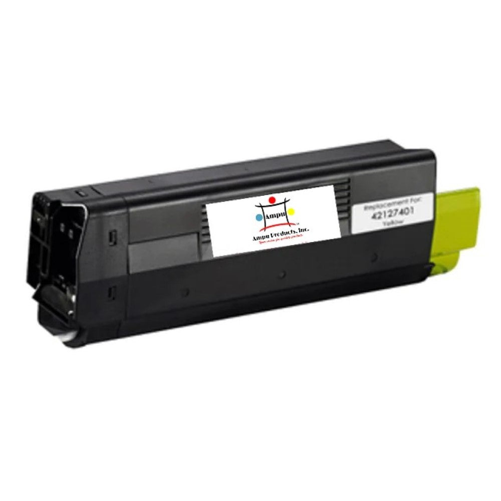 Compatible Toner Cartridge Replacement For OKIDATA 42127401 (High Yield Yellow) 5K YLD