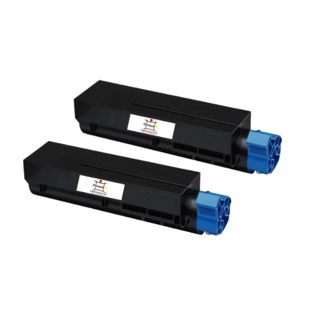 Compatible Toner Cartridge Replacement For OKIDATA 43502001 (Type-9) Black (7K YLD) 2-Pack