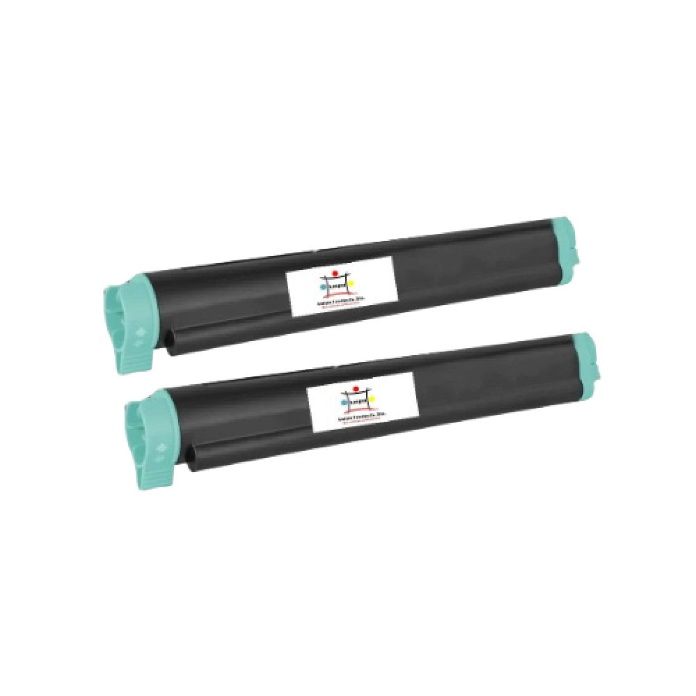 Compatible Toner Cartridge Replacement For OKIDATA 43502301 (Black) 3K YLD (2-Pack)