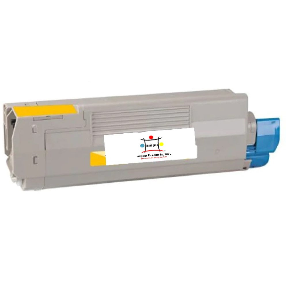Compatible Toner Cartridge Replacement For OKIDATA 43865717 (Yellow) 6K YLD