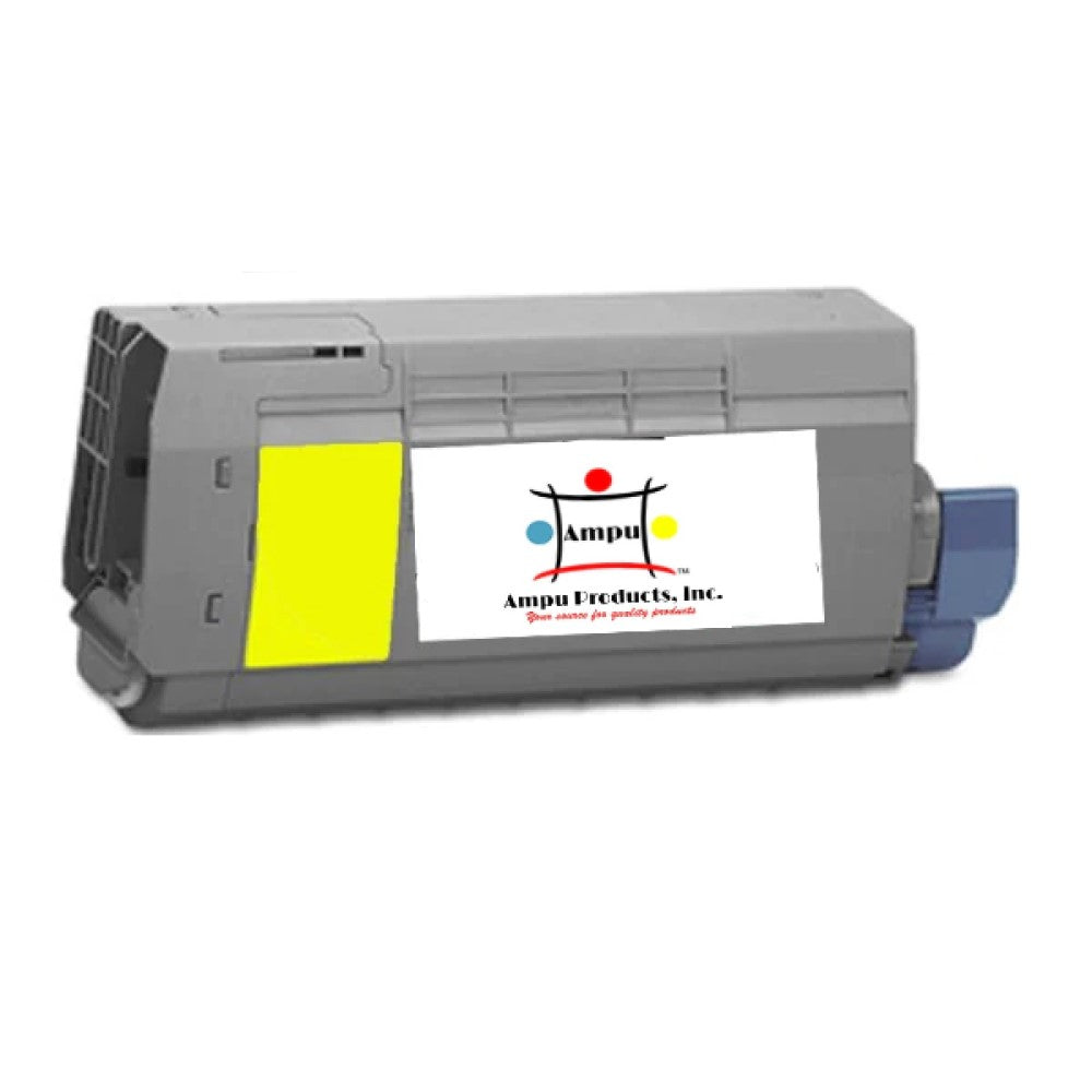Compatible Toner Cartridge Replacement For OKIDATA 43866101 (Yellow) 11.5K YLD