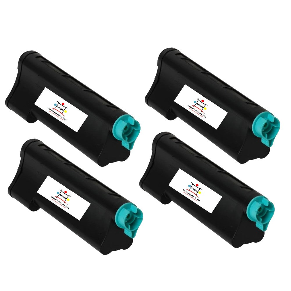 Compatible Toner Cartridge Replacement For OKIDATA 43979206 (Black) 10K YLD (4-Pack)