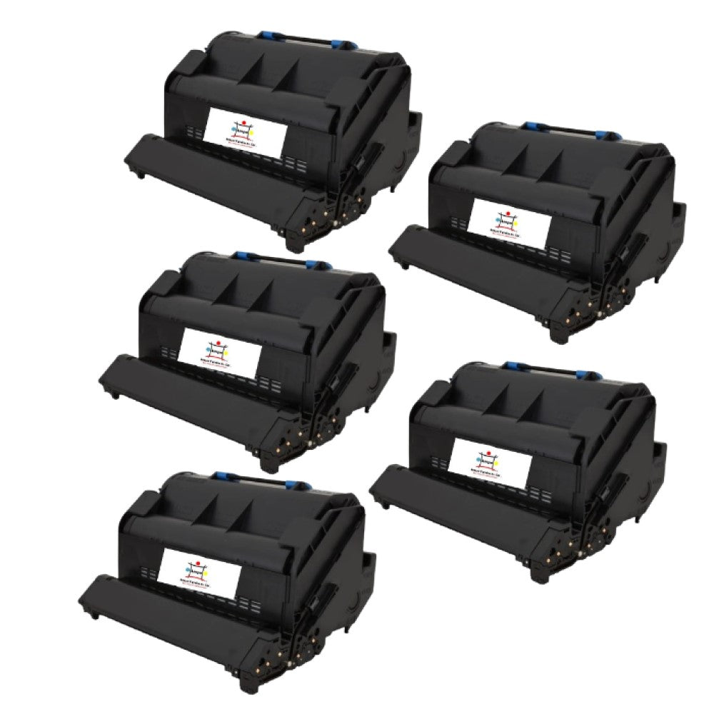 Compatible Toner Cartridge Replacement For OKIDATA 45488801 (Black) 18K YLD (5-Pack)
