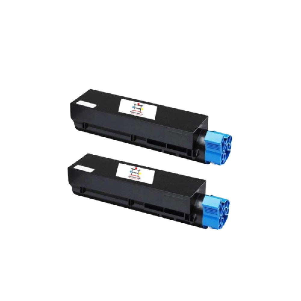 Compatible Toner Cartridge Replacement For OKIDATA 45807105 (High Yield Black) 7K YLD (2-Pack)