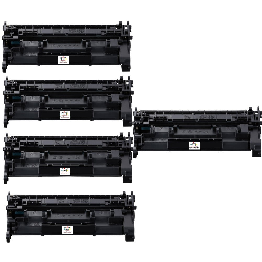 Compatible Toner Cartridge Replacement For CANON 5639C001 (070) Black (3K YLD) 5-Pack