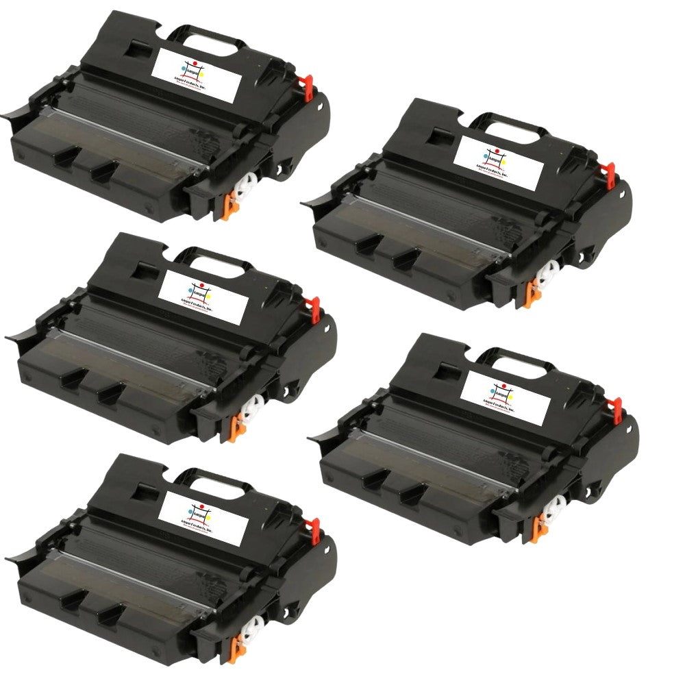 Compatible Toner Cartridge Replacement For LEXMARK 64035HA (High Yield) Black (21K YLD) 5 Pack