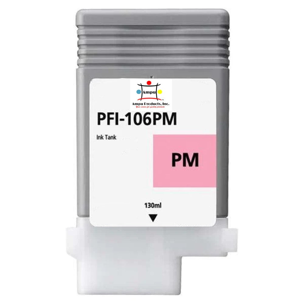 Compatible Ink Cartridge Replacement For CANON 6626B001 (PFI-106PM) Photo Magenta (130 ML)