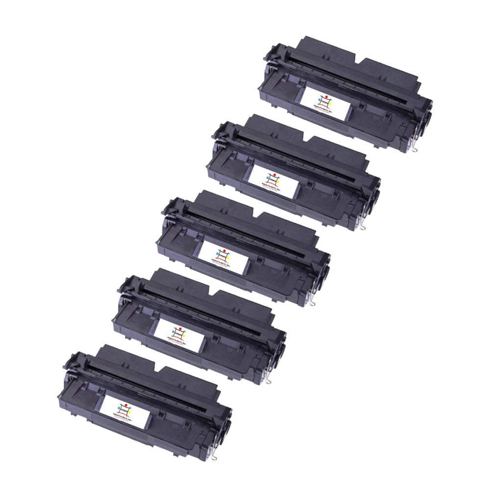 Compatible Toner Cartridge Replacement For CANON 7621A001AA (FX7) Black (4.5K YLD) 5-Pack