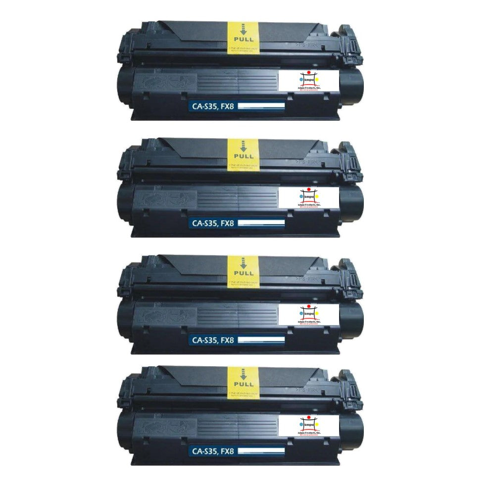 Compatible Toner Cartridge Replacement For Canon 7833A001AA (S35) Black (3.5K YLD) 4-Pack