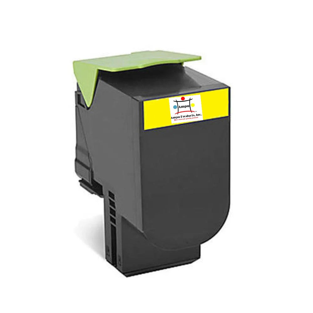 Compatible Toner Cartridge Replacement For Lexmark 80C0X40U (800X4) Ultra Extra High Yield Yellow