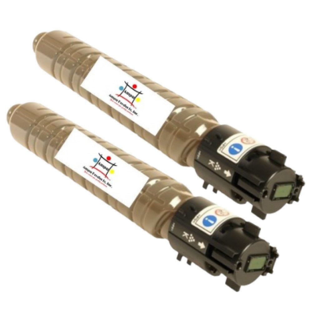 Compatible Toner Cartridge Replacement For Lanier 841295 (Black) 10K YLD (2-Pack)