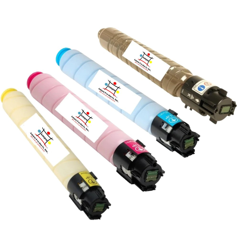 Compatible Toner Cartridge Replacement For Lanier 841295, 841298, 841297, 841296 (Black, Yellow, Magenta, Cyan) 10K YLD (4-Pack)