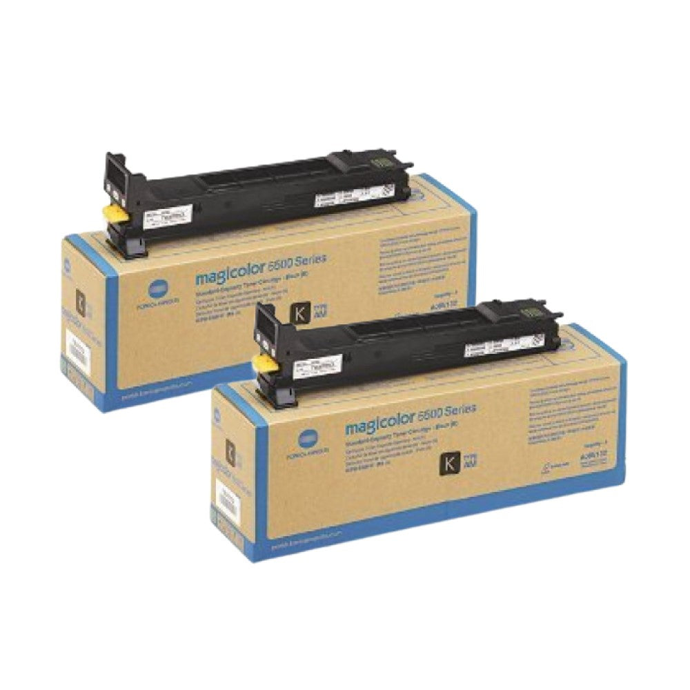 Konica Minolta A06V132 Black (6K YLD) Genuine (2-Pack)
