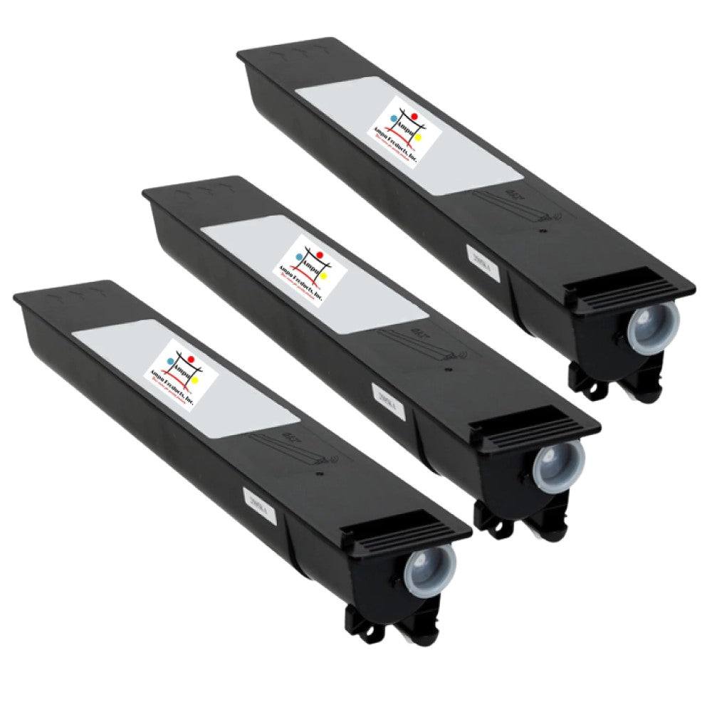 Compatible Toner Cartridge Replacement For TOSHIBA T2505U (T-2505U) Black (10K YLD) 3-Pack