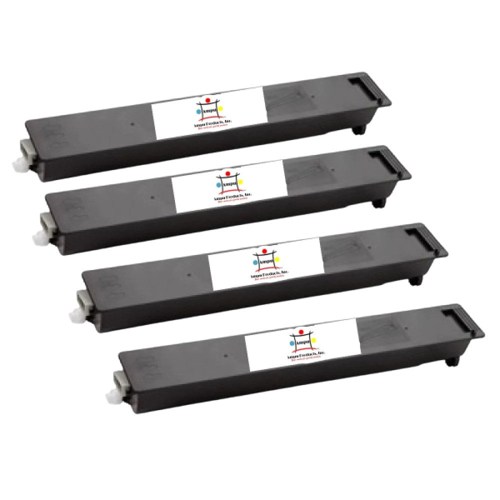 Compatible Toner Cartridge Replacement For TOSHIBA T2507U (T-2507U) Black (10K YLD) 4-Pack