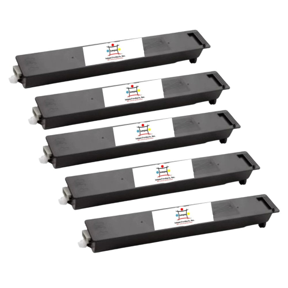 Compatible Toner Cartridge Replacement For TOSHIBA T2507U (T-2507U) Black (10K YLD) 5-Pack