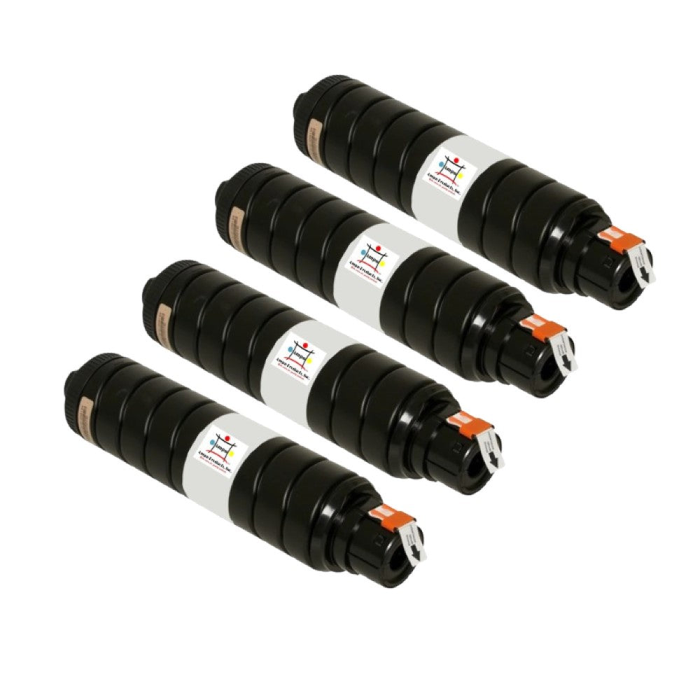 Compatible Toner Cartridge Replacement For TOSHIBA T6000 (T-6000) Black (60.1K YLD) 4-Pack