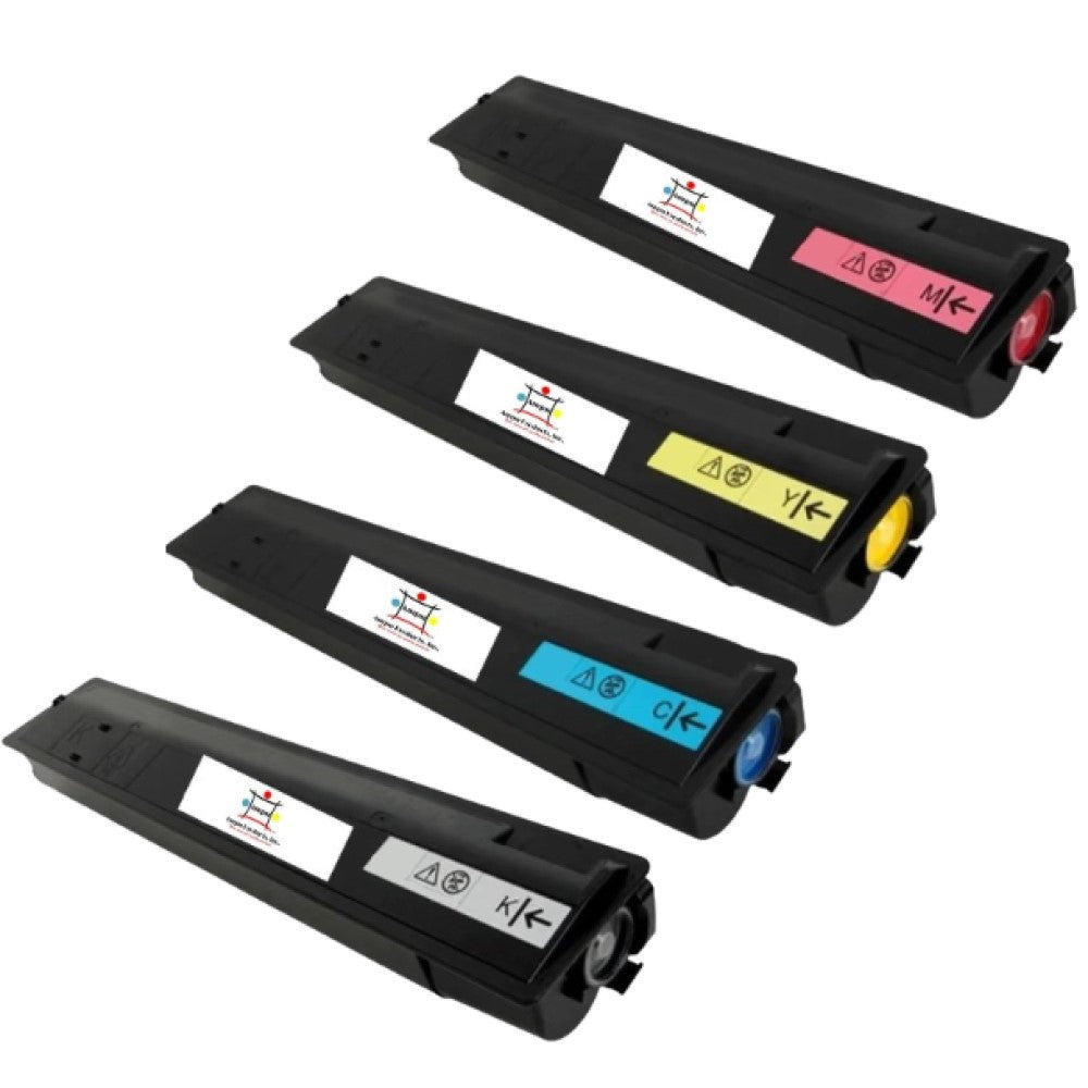 Compatible Toner Cartridge Replacement For TOSHIBA TFC30UK, TFC30UC, TFC30UY, TFC30UM (T-FC30UK, T-FC30U-C, T-FC30U-Y, T-FC30U-M) Black, Cyan, Yellow, Magenta (33.6K YLD) 4-Pack