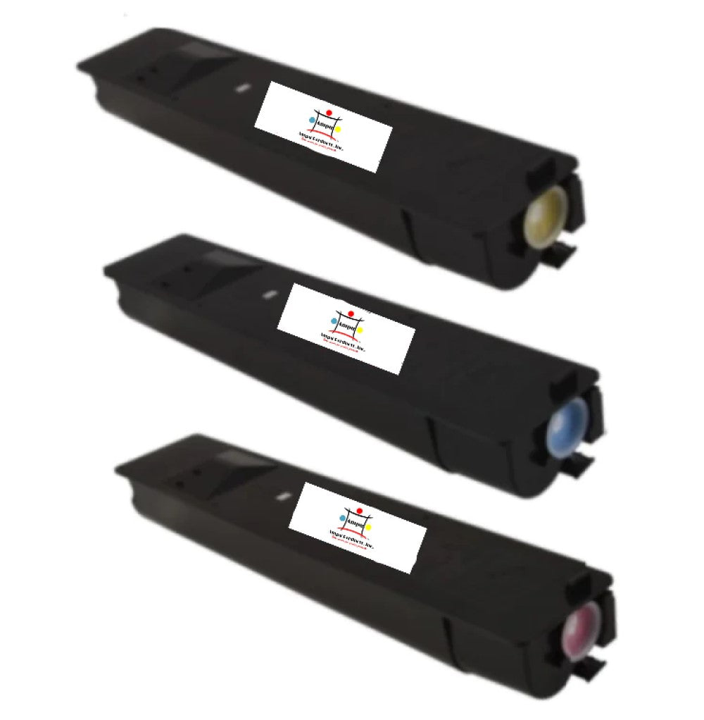 Compatible Toner Cartridge Replacement For TOSHIBA TFC505UY, TFC505UC, TFC505UM (TF-C505UY, TF-C505UC, TF-C505UM ) Yellow, Cyan, Magenta (33.6K YLD) 3-Pack