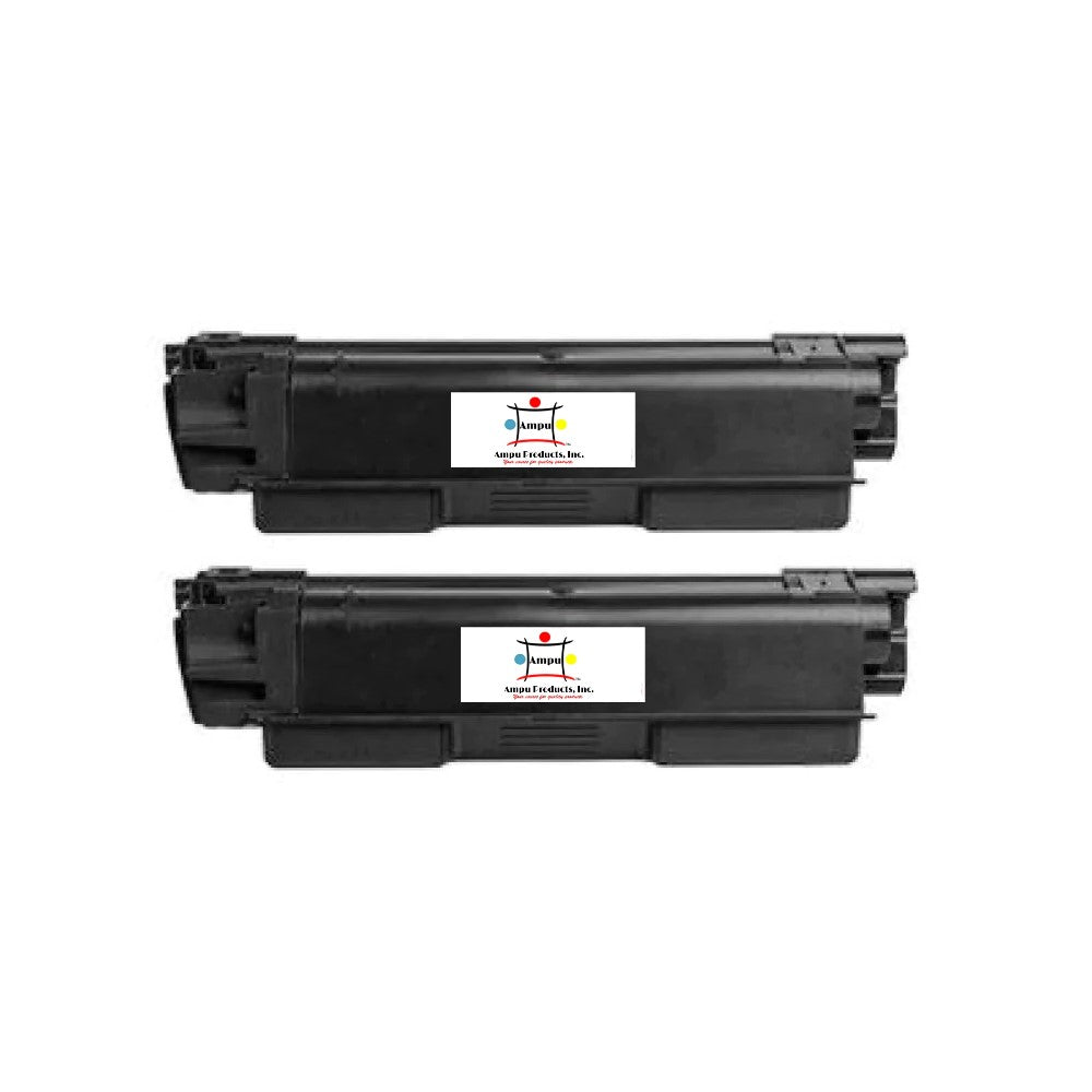 Compatible Toner Cartridge Replacement For KYOCERA MITA 1T02R50CS0 (TK5207K; TK-5207K) Black (18K YLD) 2-Pack