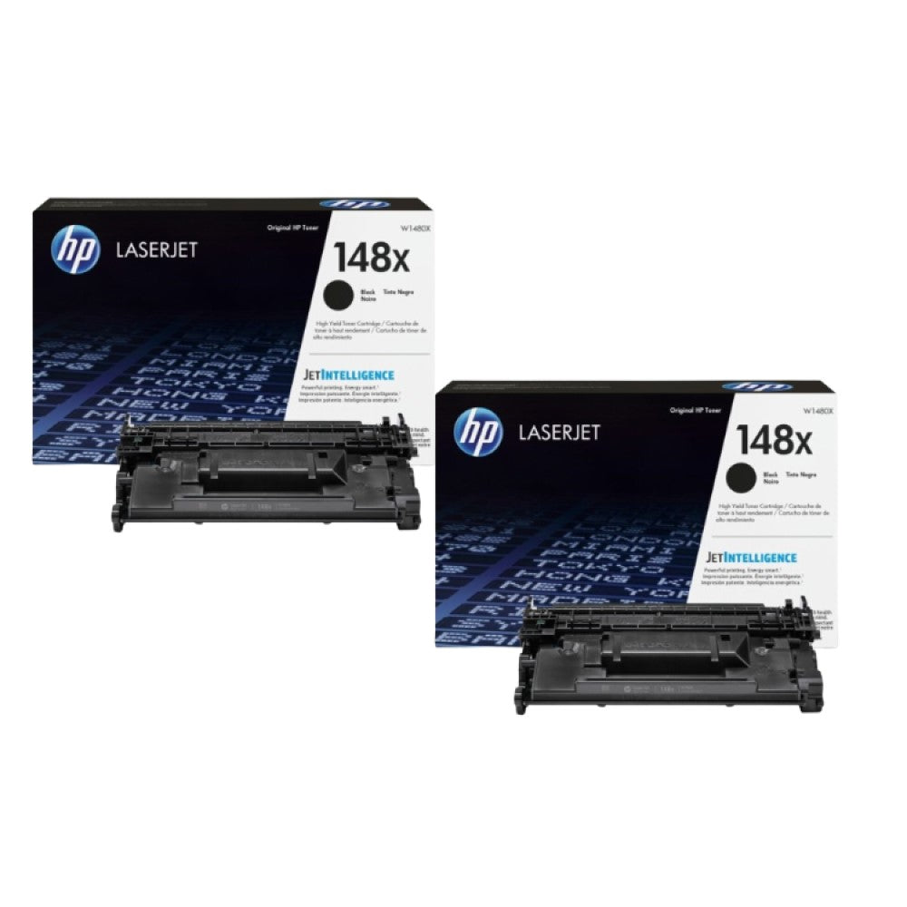 HP W1480X (HP 148X) Black (9.5K YLD) 2-Pack Genuine