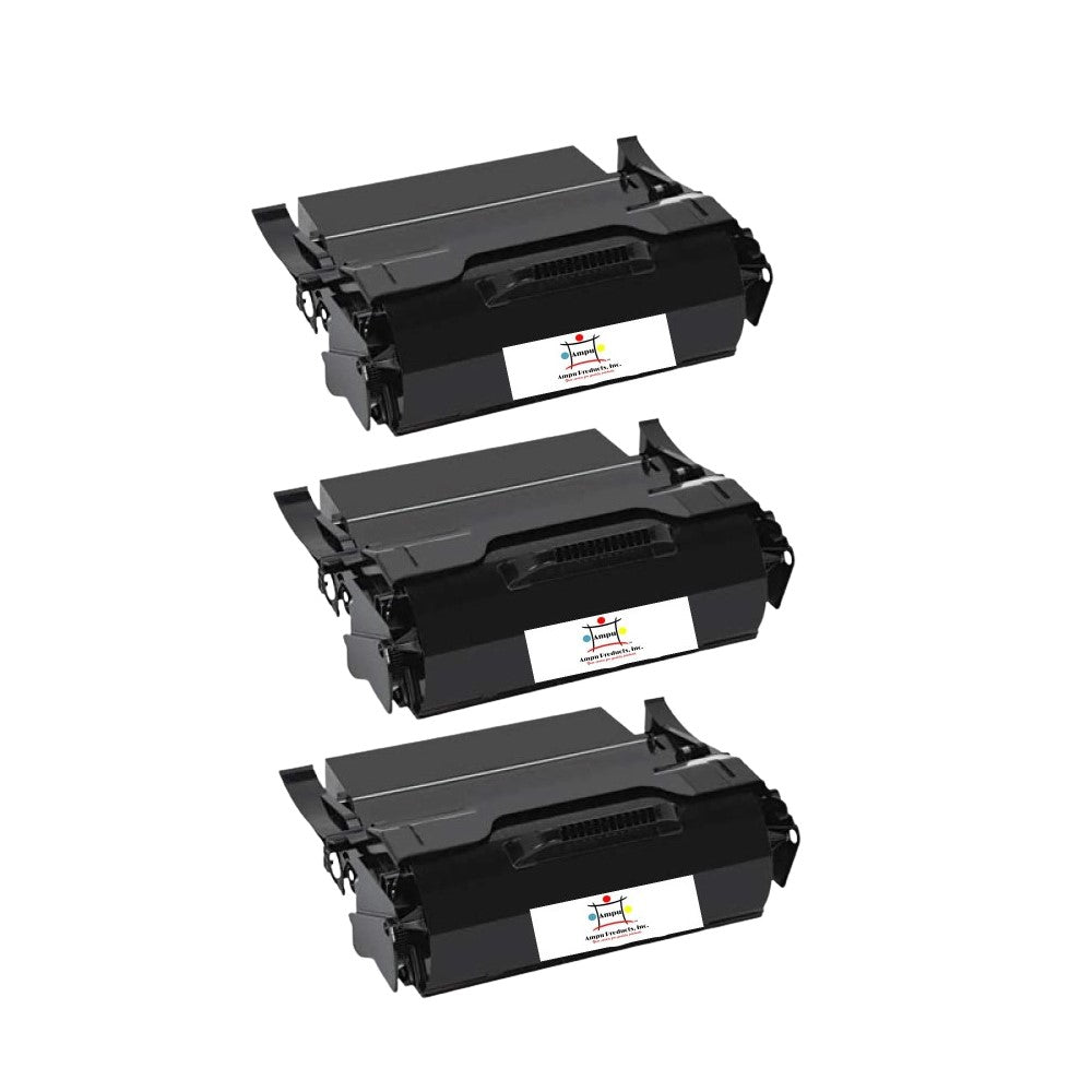 Compatible Toner Cartridge Replacement For Lexmark X651H21A (High Yield) Black (25K YLD) 3 Pack