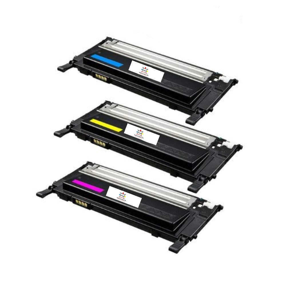 Compatible Toner Cartridge Replacement For SAMSUNG CLT-C406S, CLT-Y406S, CLT-M406S (CLTC406S, CLTY406S, CLTM406S) Cyan, Yellow, Magenta (1K YLD) 3-Pack