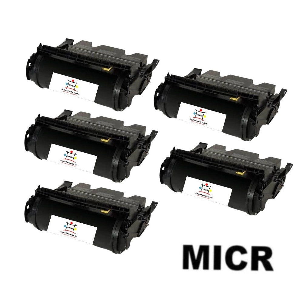 Compatible Toner Cartridge Replacement For Lexmark T650H21A (High Yield Black) 25K YLD (5 Pack) W/Micr