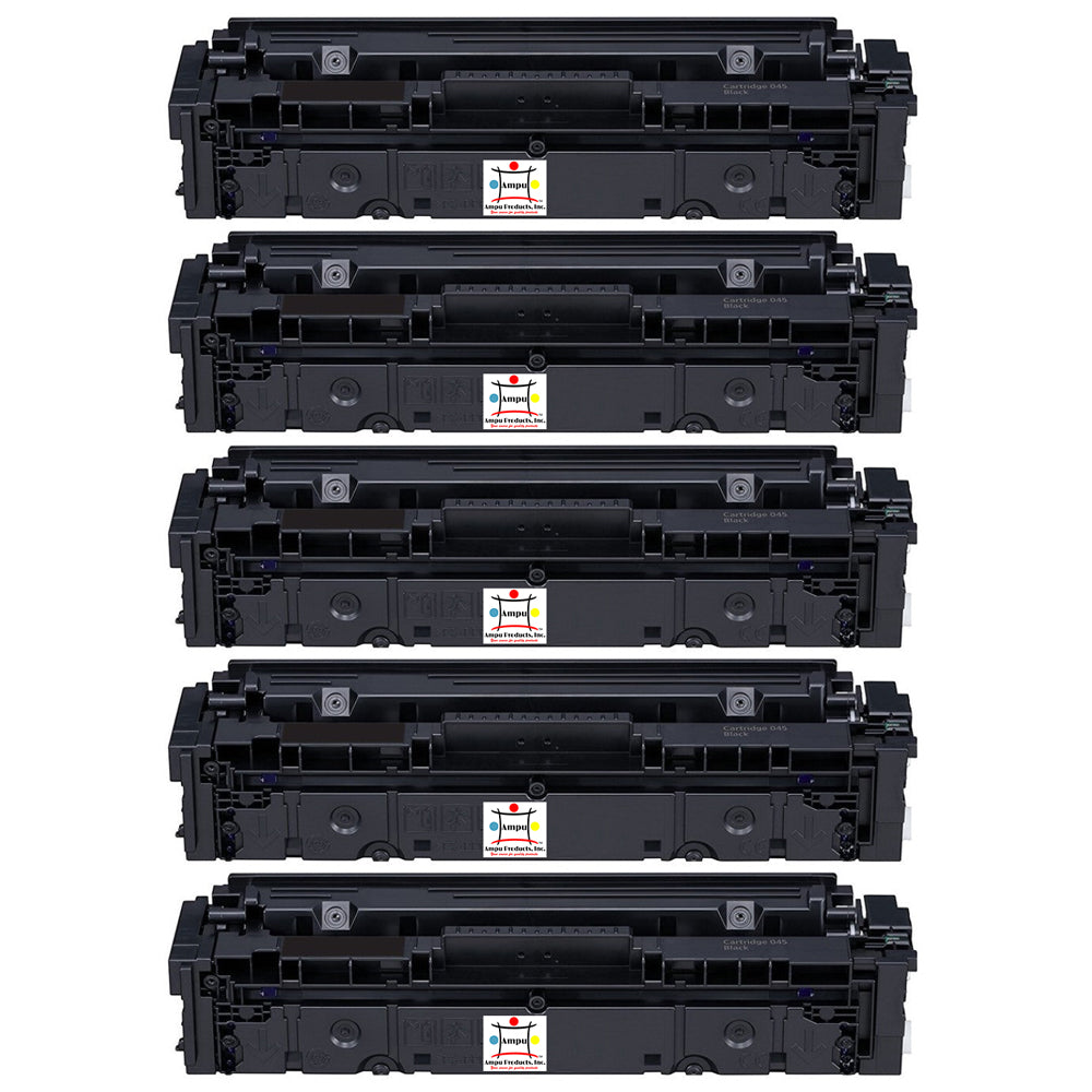 Compatible Toner Cartridge Replacement For Canon 1246C001 (045H) High Yield Black (2.8K YLD)5-Pack