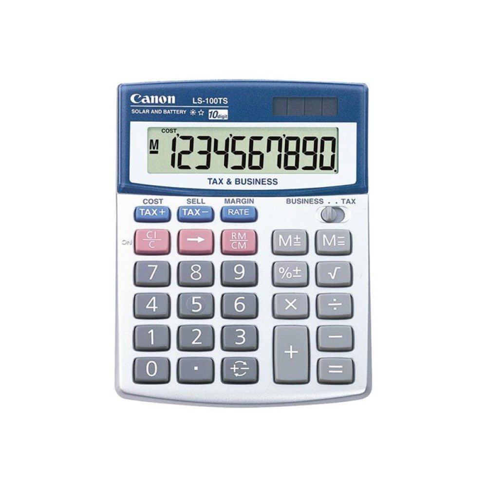 CNMLS100TS Canon LS-100TS - Desktop calculator - 10 digits - solar pane