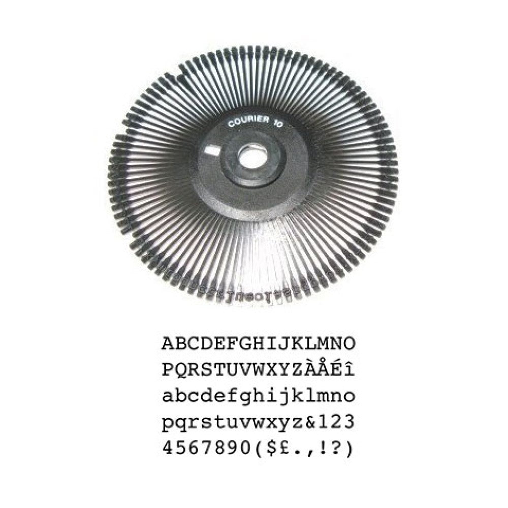 nake045 nakajima e045 english courier 10 printwheel