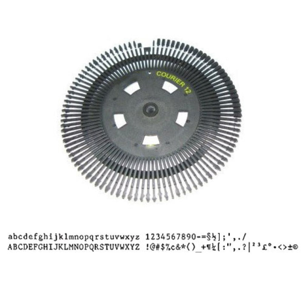 nake245 nakajima e245 english courier 12 printwheel